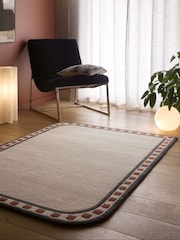 Origin Rugs Cream Borderline Rug - Image 1 of 6