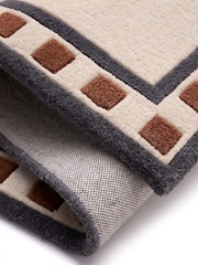 Origin Rugs Cream Borderline Rug - Image 4 of 6