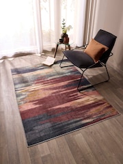 Origin Rugs Rust or Navy Washable Sedona Rug - Image 1 of 5