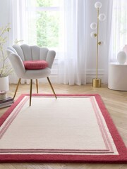 Origin Rugs Raspberry Piper Wool Rug - Image 1 of 5