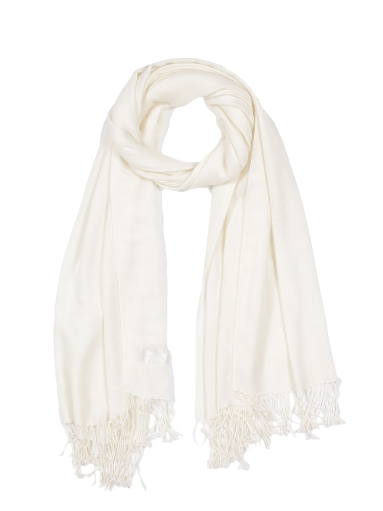 Blanc - Pure Collection Pashmina Scarf - Image 2 sur 2