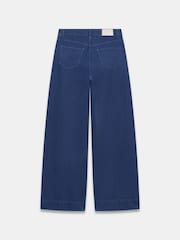 Mint Velvet Blue Washed Refined Wide Jeans - Image 8 of 8