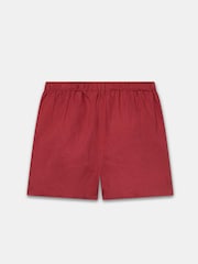 Mint Velvet Red Linen Drawstring Shorts - Image 7 of 7