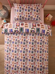 Bright Stamps Christmas Duvet Cover and Pillowcase Set - Image 4 of 4