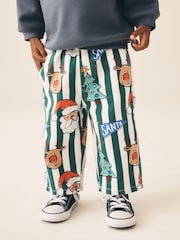 Multi Pull On Wide Trousers (3mths-7yrs) - Image 1 of 4