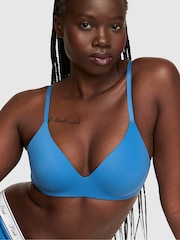 Victoria's Secret Pink Varsity Blue Non Wired Push Up Bra - Image 4 of 5
