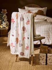 Sherpa Fleece Christmas Throw - Imagem 2 de 3