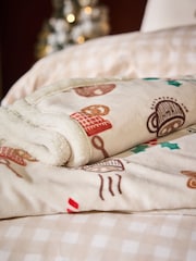 Sherpa Fleece Christmas Throw - Imagem 3 de 3