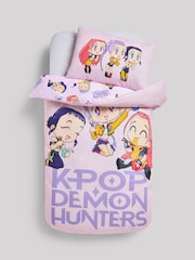 Pink Noodles KPOP Demon Hunters Duvet Cover and Pillowcase Set - Image 5 of 6