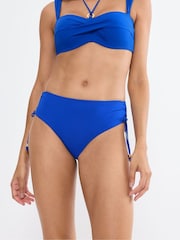 Triumph Blue Summer Twist Midi Bikini Bottoms - Image 1 of 4