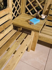 Rowlinson Natural Richmond Corner Arbour - Image 2 of 6