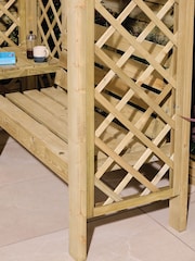 Rowlinson Natural Richmond Corner Arbour - Image 3 of 6