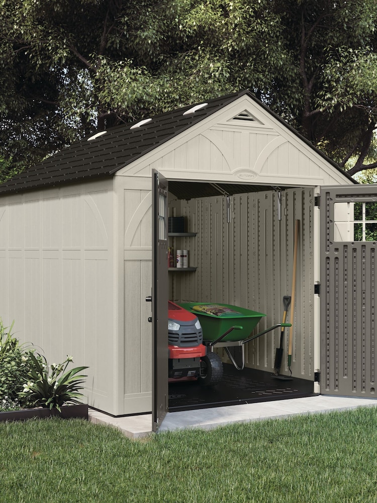 Suncast Vanilla Tremont Garden Shed - Image 2 of 6 Suncast Vanilla Tremont Garden Shed - Image 2 of 6