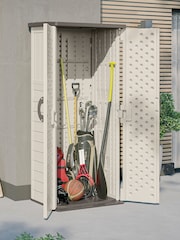 Suncast Vanilla Mannington Garden Storage Cabinet With Assembly - Image 2 of 3