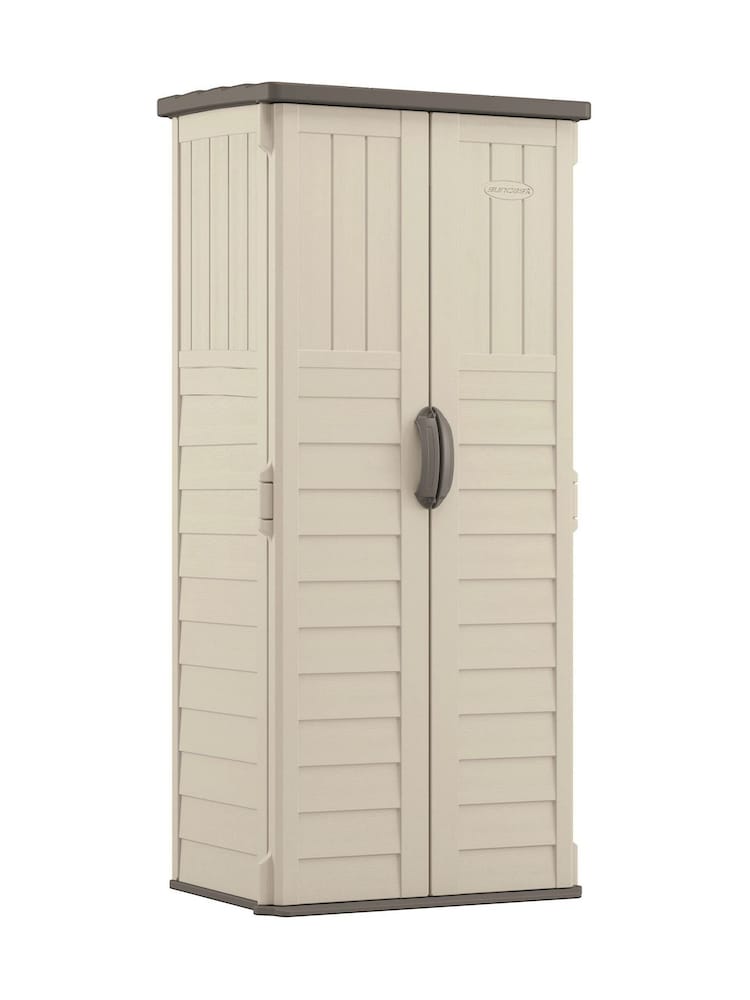 Suncast Vanilla Mannington Garden Storage Cabinet With Assembly - Image 3 of 3