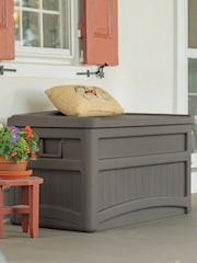 Suncast Stone Grey Dakota 276L Garden Storage Box - Image 3 of 5