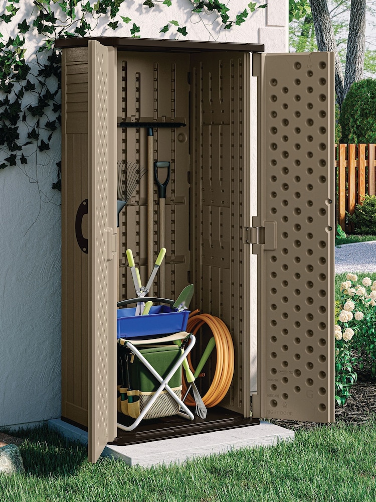 Suncast Sand Aston Garden Storage Cabinet - Image 2 of 3