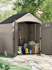 Suncast Colonade Grey Vista Garden Shed With Assembly - Image 2 of 6