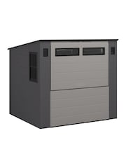 Suncast Cool Grey Cabana Entertainment Garden Shed  Bar With Assembly - Image 5 of 5