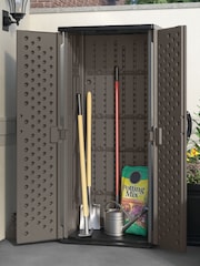 Suncast Stone Grey Mannington Garden Storage Cabinet With Assembly - Image 4 of 5