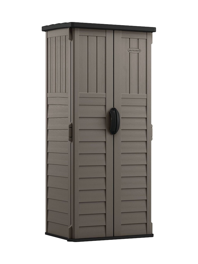 Suncast Stone Grey Mannington Garden Storage Cabinet With Assembly - Image 5 of 5 Suncast Stone Grey Mannington Garden Storage Cabinet With Assembly - Image 5 of 5