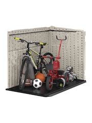 Suncast Vanilla Stow-Away Large Garden Store With Assembly - Image 5 of 6