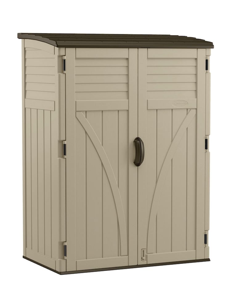 Suncast Sand Aston Large Garden Storage Cabinet - Image 6 of 6 Suncast Sand Aston Large Garden Storage Cabinet - Image 6 of 6