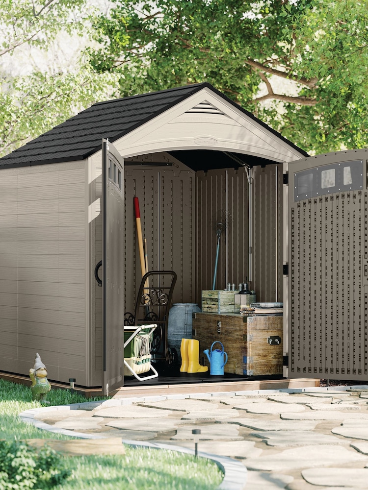 Suncast Colonade Grey Vista Garden Shed - Image 2 of 6