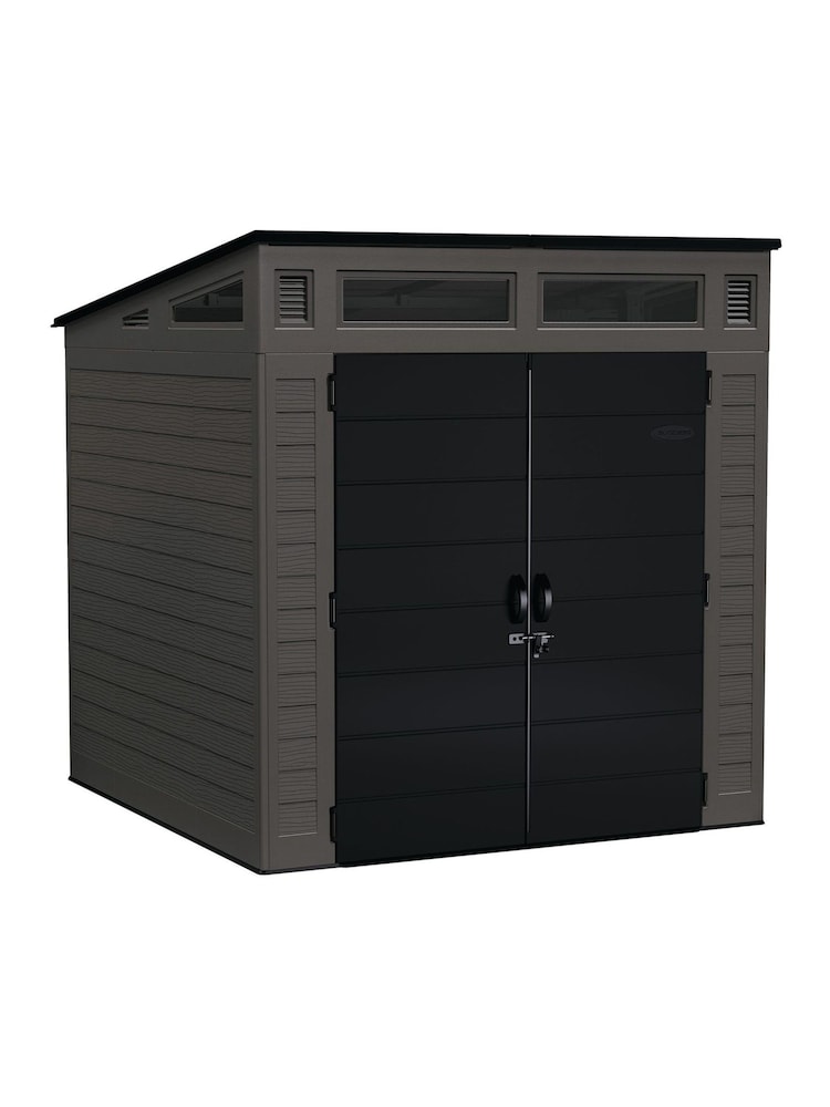 Suncast Peppercorn Grey Moda Modernist Garden Shed - Image 5 of 5