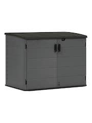 Suncast Peppercorn Grey Moda Stow-Away Large Garden Store - Image 5 of 5