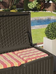 Suncast Java Brown Minnesota 469L Garden Storage Box - Image 4 of 6
