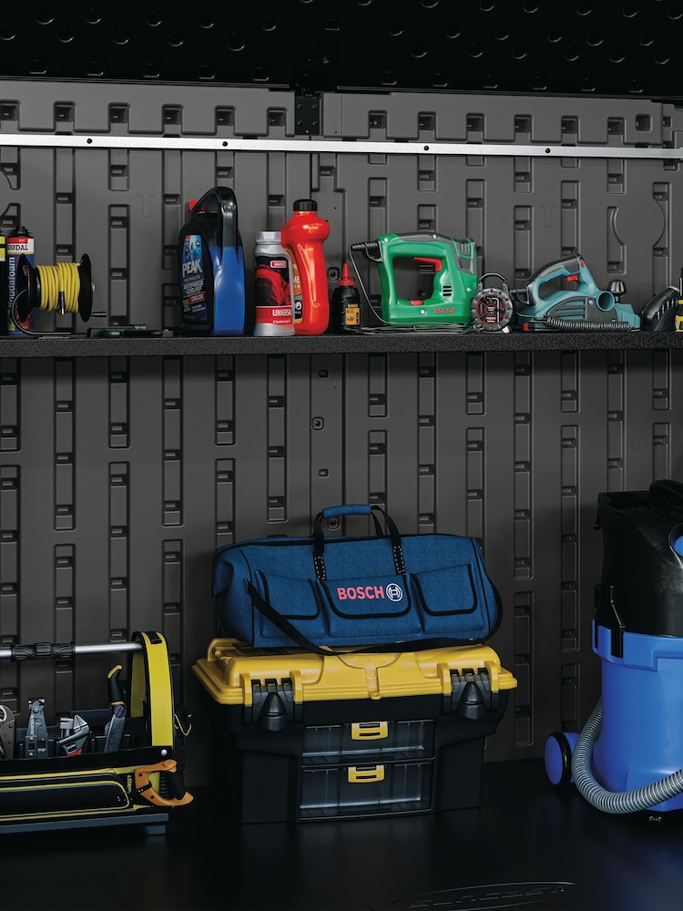 Suncast Black Shelf Kit For Hamilton XL Storage Cabinet Stow A Store - Image 1 of 6 Suncast Black Shelf Kit For Hamilton XL Storage Cabinet Stow A Store - Image 1 of 6