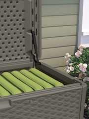 Suncast Stone Grey Oregon 507L Garden Storage Box - Image 3 of 4
