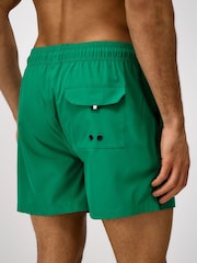 Crew Clothing Green Plain Swim Shorts - Image 2 of 5