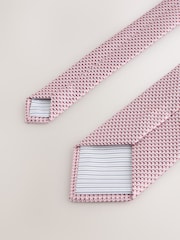 Rosa - Texture Tie with Tie Clip - Imagen 3 de 3