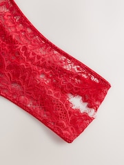 Red Glamour Crotchless Bodysuit - Image 2 of 4