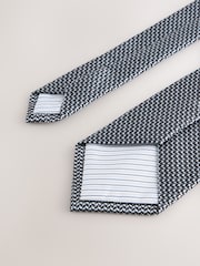 Gris - Texture Tie with Tie Clip - Imagen 3 de 3