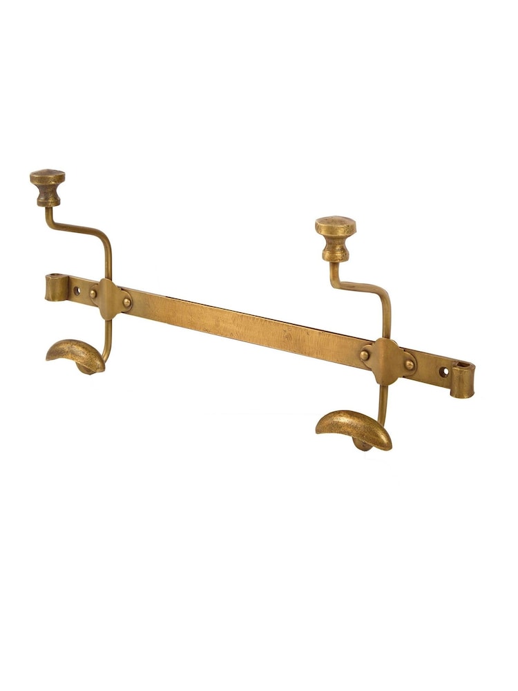 Dibor Brass Duke Antique Metal Wall Hooks - Image 2 of 4
