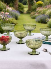 Dibor Set of 6 Green Dessert Bowls - Image 1 of 5