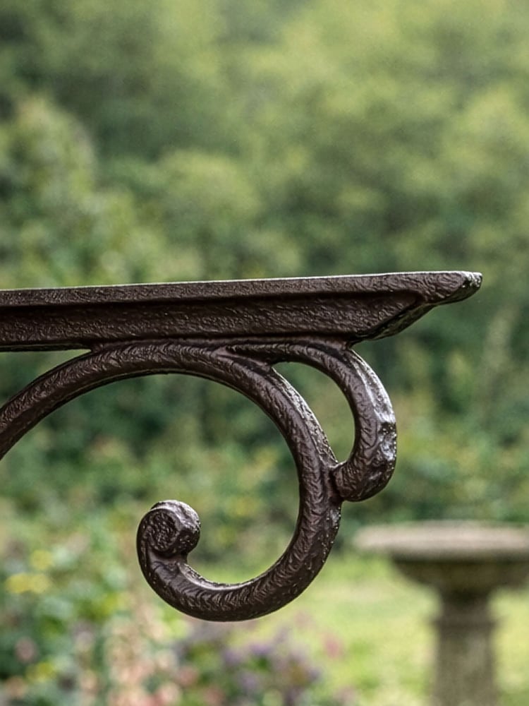 Dibor Brown Cast Iron Hanging Basket Bracket - Image 2 of 4