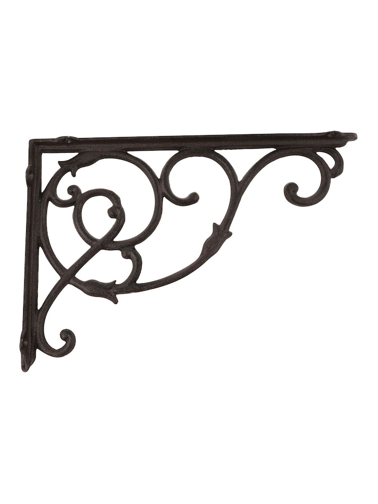 Dibor Brown Cast Iron Hanging Basket Bracket - Image 4 of 4