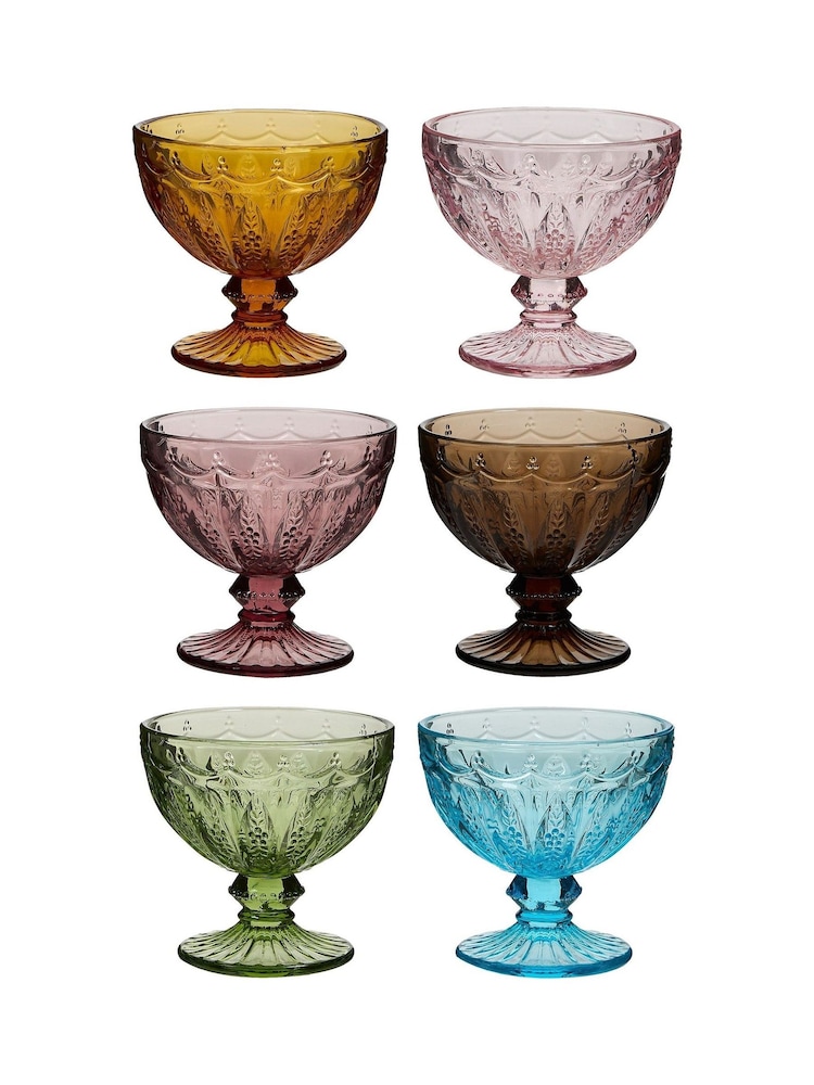 Dibor Set of 6 Multi Footed Bowls - Image 2 of 6