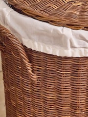 Dibor Brown Aden Rattan Laundry Basket - Image 3 of 5