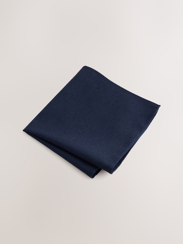 Azul marino - Juego de corbata, pañuelo de bolsillo y alfiler de solapa - Imagen 2 de 4 Azul marino - Juego de corbata, pañuelo de bolsillo y alfiler de solapa - Imagen 2 de 4