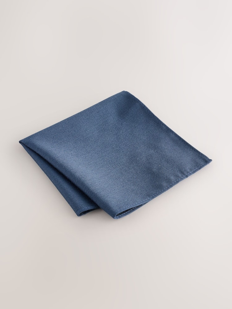Neutral Tie Pocket and Square and Metal Pin Set - Image 4 of 4