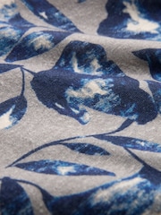 Celtic & Co. Blue Linen/Cotton V-Neck T Shirt - Image 7 of 7