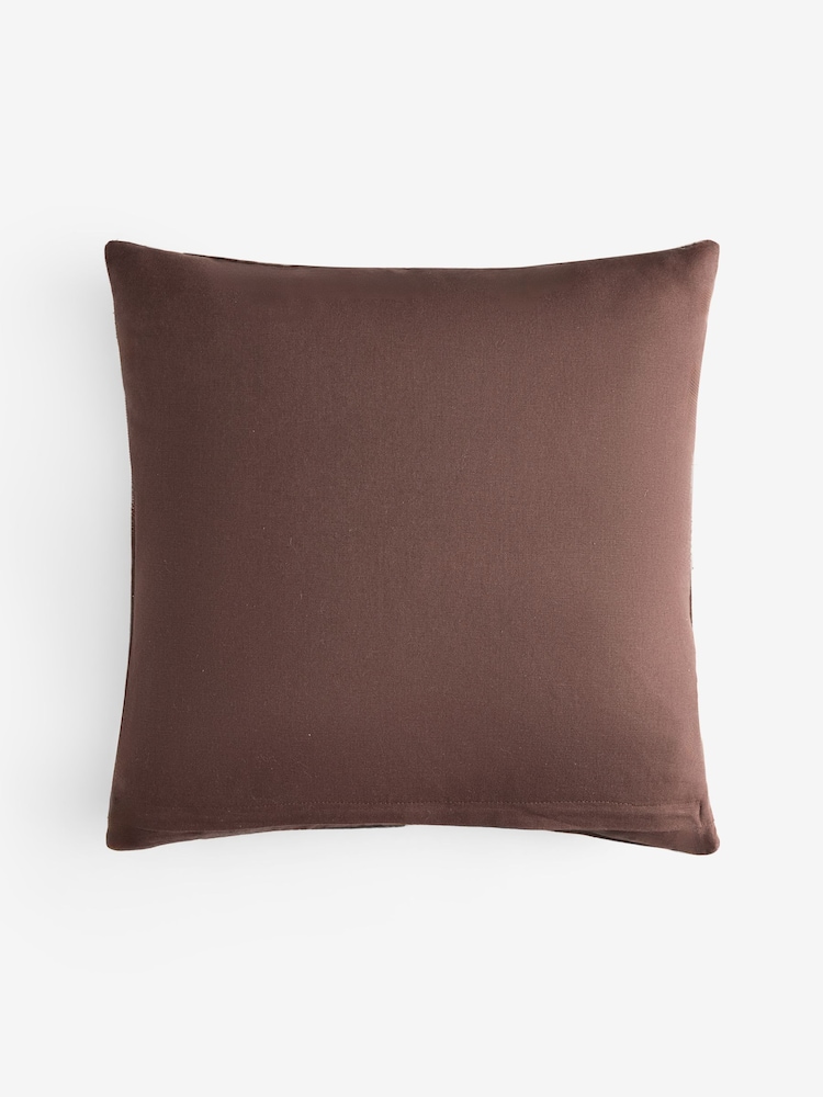 Brown 50 x 50cm Abstract Cushion - Image 1 of 1 Brown 50 x 50cm Abstract Cushion - Image 1 of 1