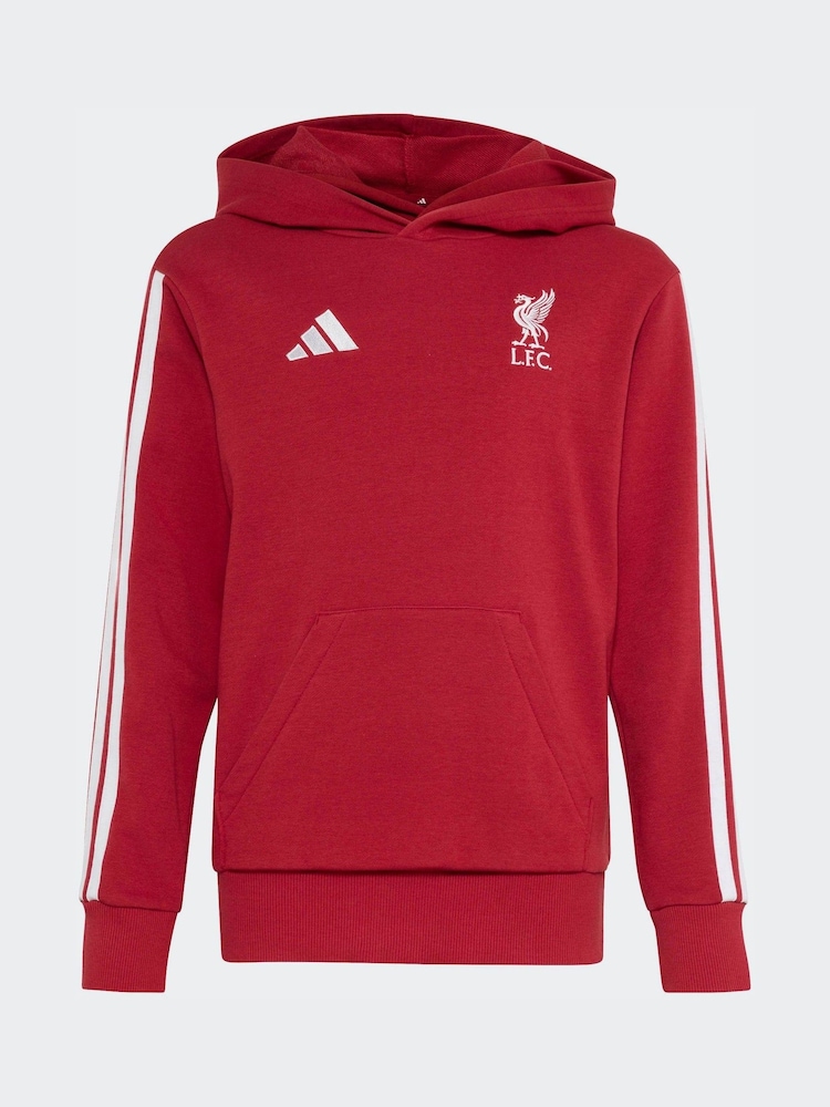 adidas Liverpool FC 3-Stripe Hoodie - תמונה 1 מתוך 5 adidas Liverpool FC 3-Stripe Hoodie - תמונה 1 מתוך 5