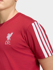 adidas Red Liverpool FC Kids T-Shirt - Image 4 of 6