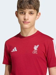 adidas Red Liverpool FC Kids T-Shirt - Image 5 of 6